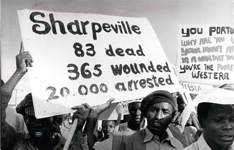 Sharpeville 대학살; 아파르트헤이트 정책에 대한 반대와 남아프리카 공화국의 민주주의로 이끄는 전환점